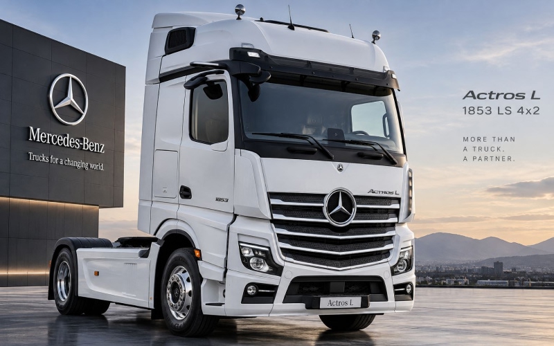 Mercedes-Benz Actros – tung lastbil för godstransport och flytt